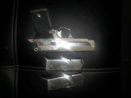 vendo pistola star firestar mas dos cargadores de 7 cartuchos calibre 9 mm prb. en perfecto estado guiada 00