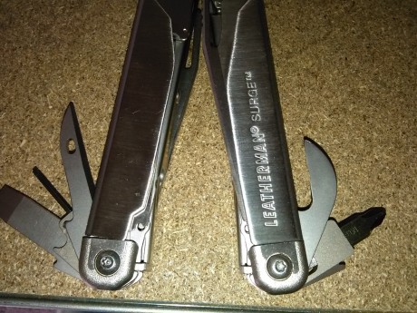 Hola pues eso vendo una leatherman surge sin uso solo abierta y visto los accesorios pero sin ninguna 02