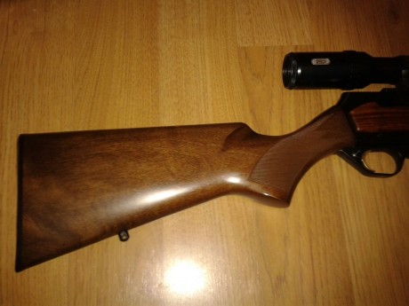 hola vendo rifle semiautomático browning barII battue calibre 30 06 lleva una monturas leupold desmontables 22