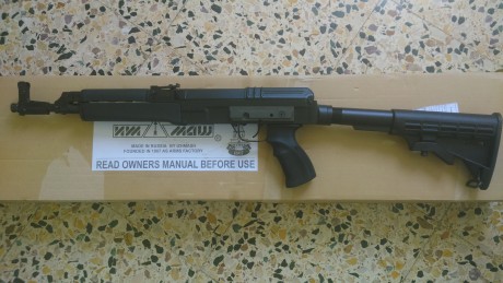 A la venta Chech Small Arms VZ58 cañon corto en calibre 222

Como nuevo, se entrega rifle y un cargador 00