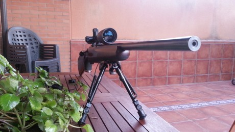 Vendo rifle Anschütz 1742 en cal. 222 Rem.  con visor Nilon Monarch  UCC 6,5-20 x 44 muy luminoso ajuste 01