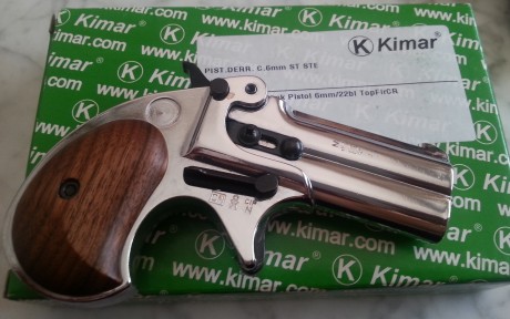 Pues eso llevava mucho mucho tiempo detras de comprar una derringer en fogueo pero sus acabados y sus 00