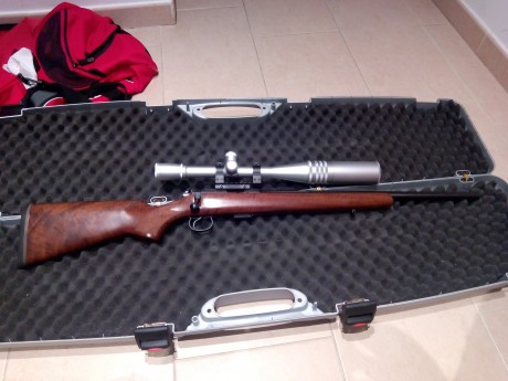 Vendo mi equipo de mini Fclass en calibre 22lr.
Compuesto por carabina Cz 452 Varmint, practicamente nueva 00