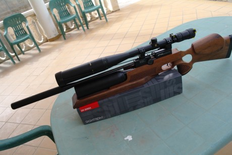 vendo carabina fx 400 royale preparada para Bench rech
esta como nueva con botella de 400 , y selector 02