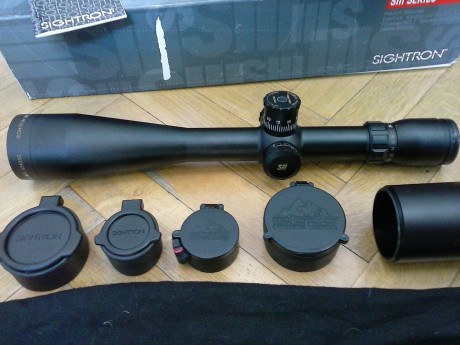 Visor Sightron SIII 6-24x50 (SIIISS624LRMD/CM) Reticula mil dot en segundo plano a 24X y clicks de 0,1 111