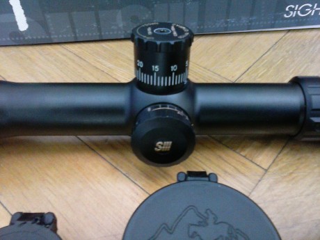 Visor Sightron SIII 6-24x50 (SIIISS624LRMD/CM) Reticula mil dot en segundo plano a 24X y clicks de 0,1 110