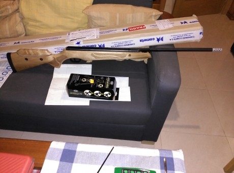     Se vende Carabina Cometa Fusion Premier Star cal 5.5 ,(como nueva , solo ha tirado una caja de balines. 00
