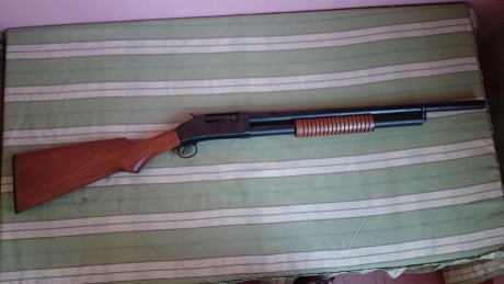 Escopeta(Norinco) Winchester1897-Police Riot Gun. cal. 12 con capacidad para cinco (5) cartuchos. . . 01