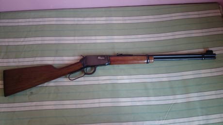 VENDO CARABINA Winchester 1894-cal 22 . . . perfecto estado, apenas se ha usado. . . impecable, regalo 01