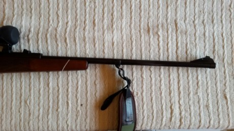 Vendo Mauser 66 calibre 7x64. Cañón 65 cm. Doble disparador con pretensor. Visor Zeiss 1.5x6x. bases y 12