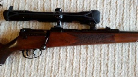 Vendo Mauser 66 calibre 7x64. Cañón 65 cm. Doble disparador con pretensor. Visor Zeiss 1.5x6x. bases y 11