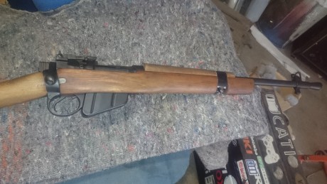 Hola,vuelvo a poner a la venta una carabina enfield nº5 de las fabricadas para el mercado americano a 12