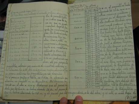Os muestro una muestra de un librillo manuscrito por mi abuelo (93 años y aún vivo) a su paso por la escuela 20