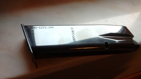 Buenas, pongo a la venta 3 cargadores completamente nuevos Mec Gar validos para cz 75, 75b, sp01 y shadow. 00