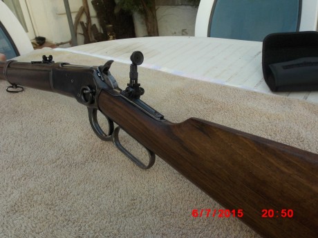 Hola a todos, vendo un rifle tipo Winchester de 1892, fabricado en España en el 1925 con la marca Tigre.
Es 00