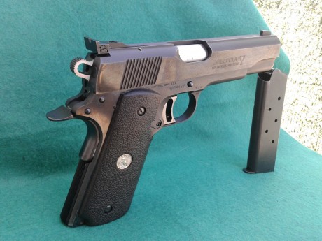    Buenas tardes, pongo a la venta una pistola Colt 1911 modelo Gold Cup  National Match Serie´s 80 en 02