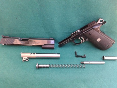    Buenas tardes, pongo a la venta una pistola Colt 1911 modelo Gold Cup  National Match Serie´s 80 en 12