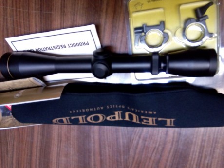 PUES ESO, vendo este visorcete Leupold VX de 3-9 x 40 , conservo todos lo papeles que venian con el y 20