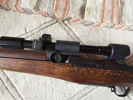 Hola pues lo dicho vendo m1 Garand con cañón nuevo ,estado impecable tiene montura original para visor 12