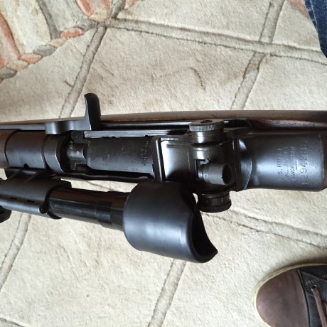 Hola pues lo dicho vendo m1 Garand con cañón nuevo ,estado impecable tiene montura original para visor 10