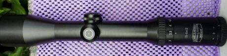 Visor schmidt bender 1.5-6x42 de tubo de 30mm  en buen estado general. Lente del ocular intacta y la campana 11
