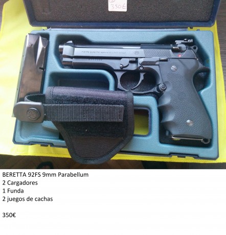 Se vende la pistola de la foto.

Por favor, contactar vía telefónica en el 666810601 -913031245 hasta 01