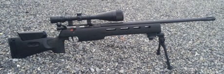 Vendo fusil sauer modelo  200 str con dos cañones, uno de .308 con 1.300 disparos y otro de 6,5x55 con 90