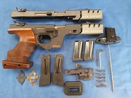 Vendo mi Walther gsp expert con los dos calibres, la compre en el 2010 y el carro del 22 en el 2012 el 01