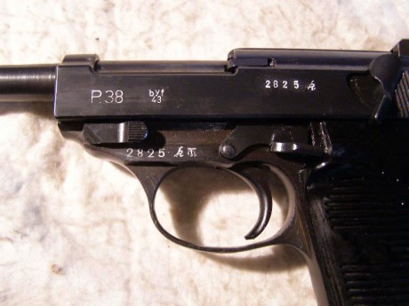 Walther P38 en perfecto estado, proviene, se supone por su numeracion, de el botin ruso en armas alemanas 01