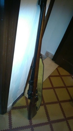 Vendo Rifle Luger calibre 30,06, doble gatillo de cerrojo de culata de madera hasta la boca del cañon 11