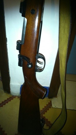 Vendo Rifle Luger calibre 30,06, doble gatillo de cerrojo de culata de madera hasta la boca del cañon 10