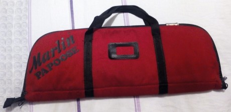Vendo carabina Marlin Papoose desmontable, incluye funda de transporte original , cargador y llave para 10