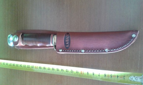 Vendo cuchillo skiner marca KA-BAR, COMPLETAMENTE NUEVO, siempre en vitrina.

Precio 30 euros + gastos
Tel.: 01