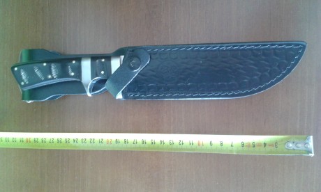 Vendo este bonito cuchillo de la marca Smith & Wesson con asta de búfalo. COMPLETAMENTE NUEVO .. siempre 01