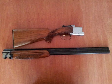 Vendo escopeta calibre 12 marca Laurona modelo SP en perfecto estado estético y de funcionamiento por 01