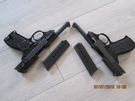 Hola pongo a la venta dos pistolas P-38 MODERNAS postguerra, modelo P-1 en aluminio no os llevéis a engaño 00