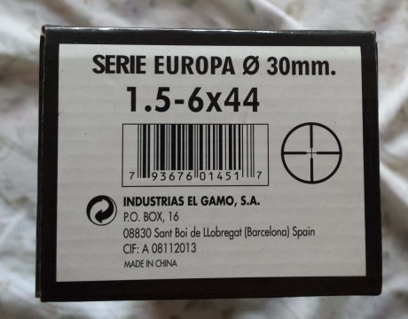 Vendo carabina aire comprimido comprada hace unos pocos dias Hatsan modelo Striker 1000x calibre 5. 5 12