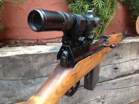 Este SVT40 fue mi primer rifle. Incluso abatí con el (de pura suerte) mi primer animal, una jabalina pequeña, 10