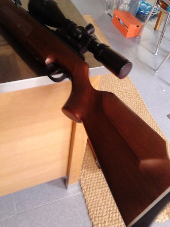 Hola, vendo esta preciosidad de carabina en perfecto estado estetico y funcional.
 calibre 4.5
 se encuentra 10