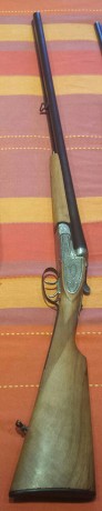 Buenas tardes compañeros, me han regalado una escopeta paralela Astra calibre 12, la cual he restaurado 00