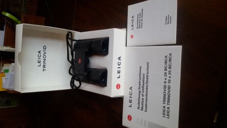 Vendo primáticos Leica Trinovid 10x25 BCA. de bolsillo. Buen estado, con su documentación, garantia y 00