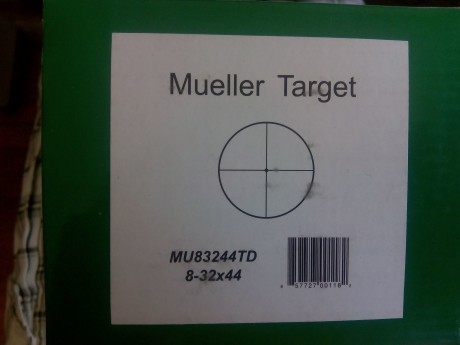 :zebFat: Buenos días.

Vendo este visor Mueller sin estrenar. Diámetro 30mm. No ha sido montado ni una 01