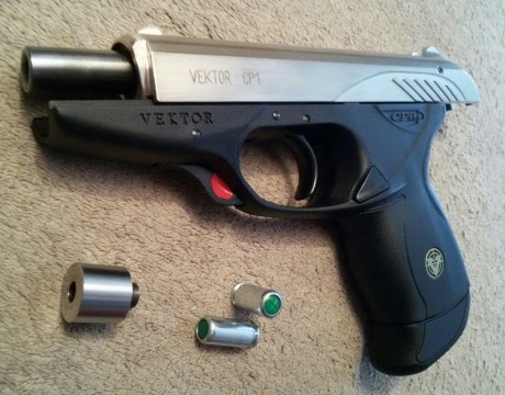   Hola otra vez!
Vendo pistola Vektor CP1 en calibre 9mmPAK NUEVA, recien traida de Alemania. Fabricada 11