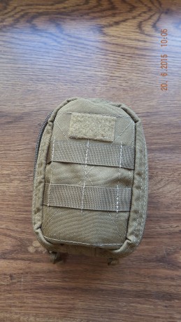 Pounch customizado y cosido a mano por la casa americana Tactical Taylor, color coyote. 
Cordura 1000 02