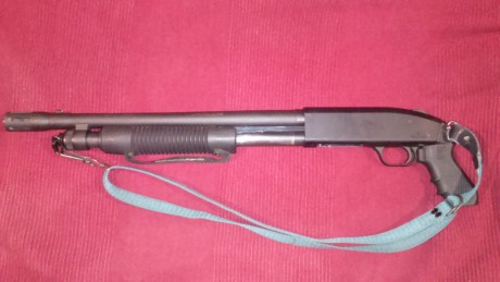 Estimados amigos, vendo mi escopeta mossberg por 400 euros. Zona Toledo
Guiada en licencia tipo A. 01