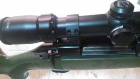Vendo rifle weatherby vanguard calibre 30-06 con culata pintada en camuflaje boscoso digital, bases de 12