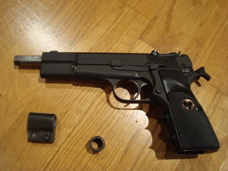 Muy buenas a todos compañeros.

Me gustaría cambiar mi pistola Fn hp 35, del 9 pb con cañon de 6" 21