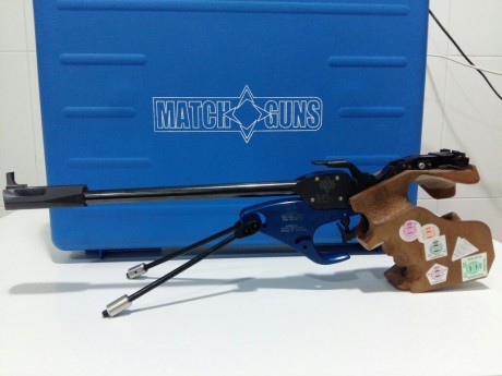 Vendo Pistola Libre Match Guns en excelente estado ya que por motivos personales y familiares no puedo 00