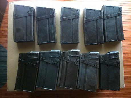 Hola. Vendo estos 10 cargadores de CETME C, por 130€ envio certificado incluido.
Un saludo. 00