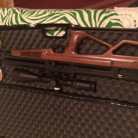 Vendo PCP VULCAN cal 5,5, comporada en Armeria la Parra con factura hace ni un mes. Estado nuevo, con 01